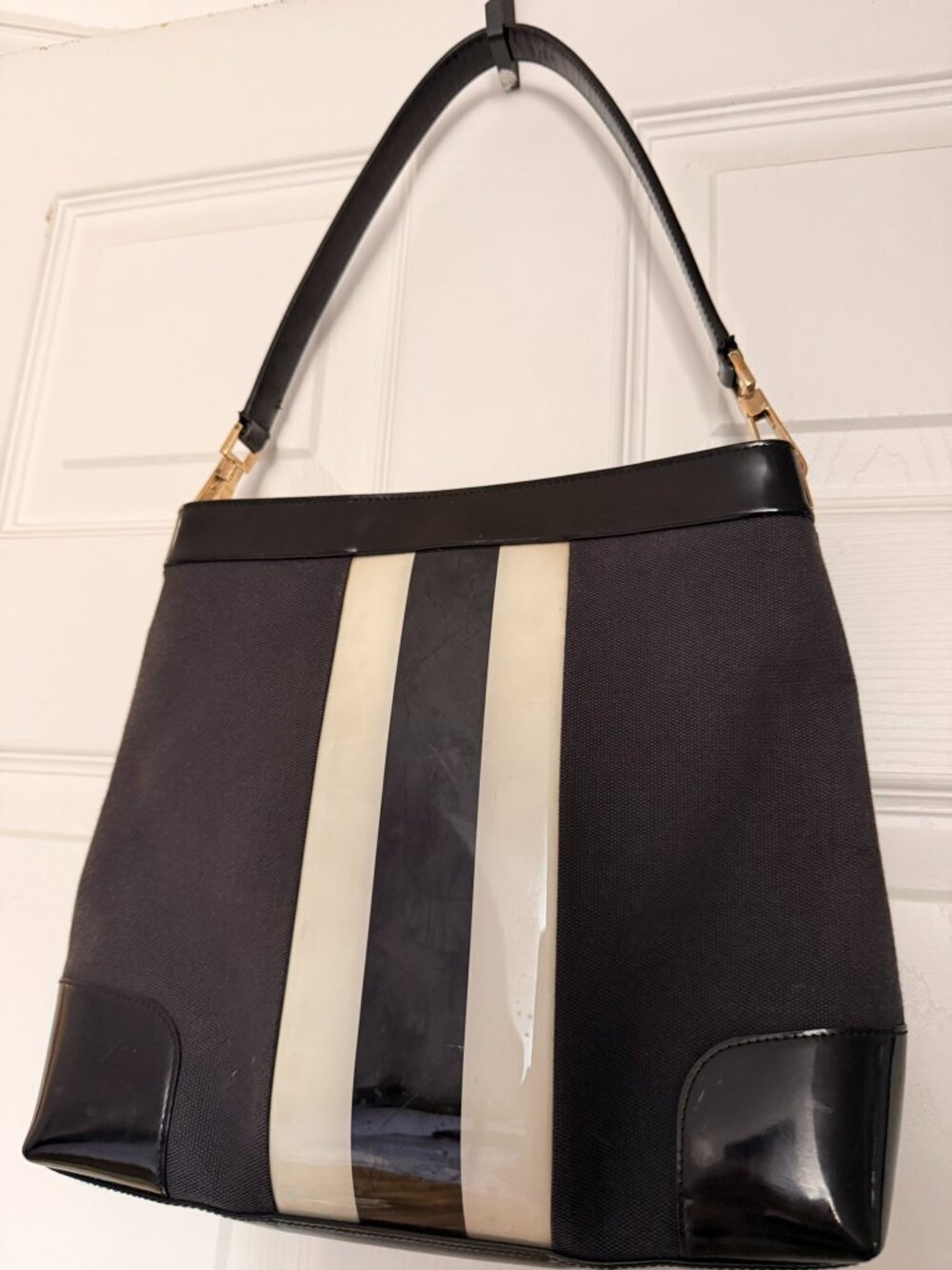 Gucci Web Hobo Shoulder Bag